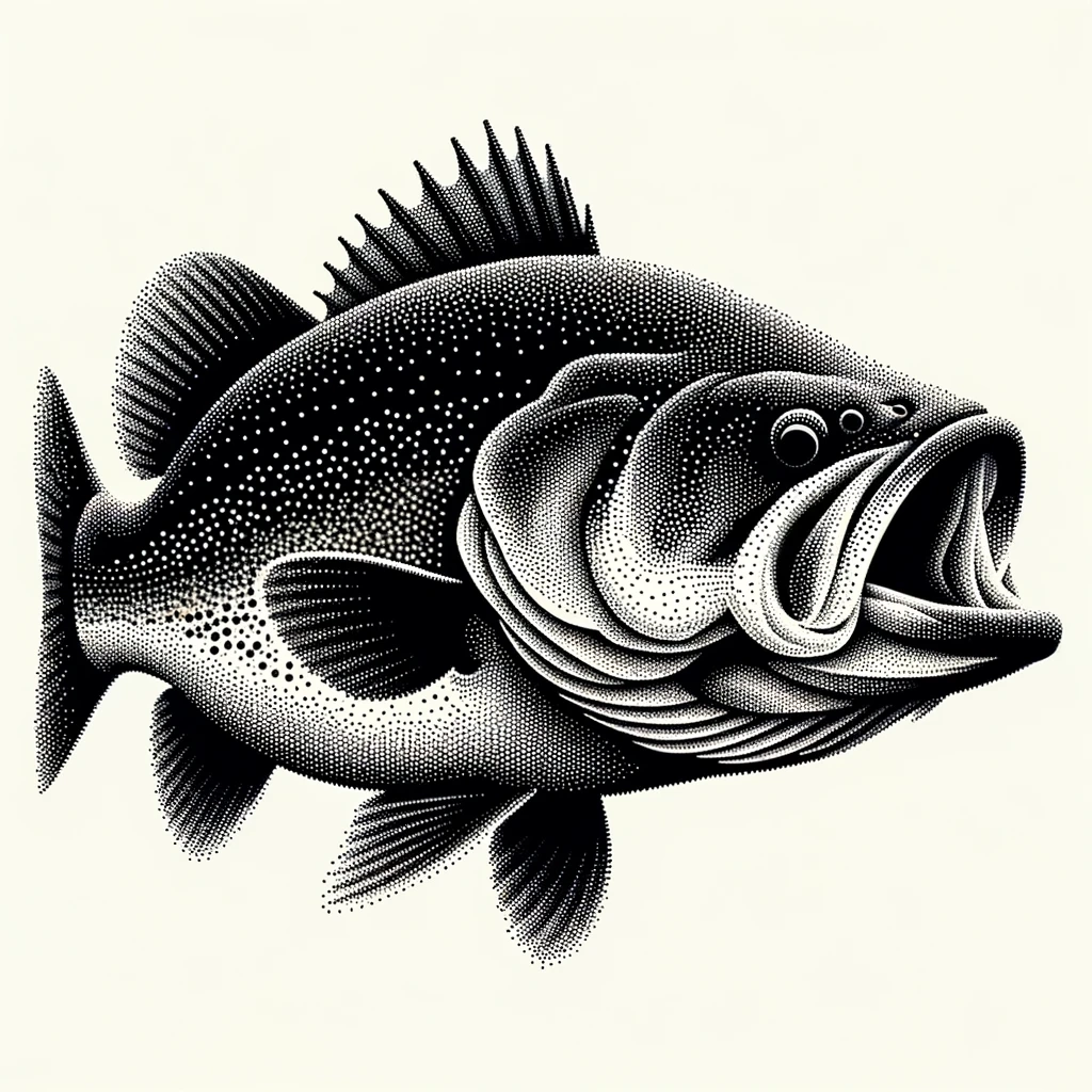 点描の響き - 黒鱸の静謐な肖像