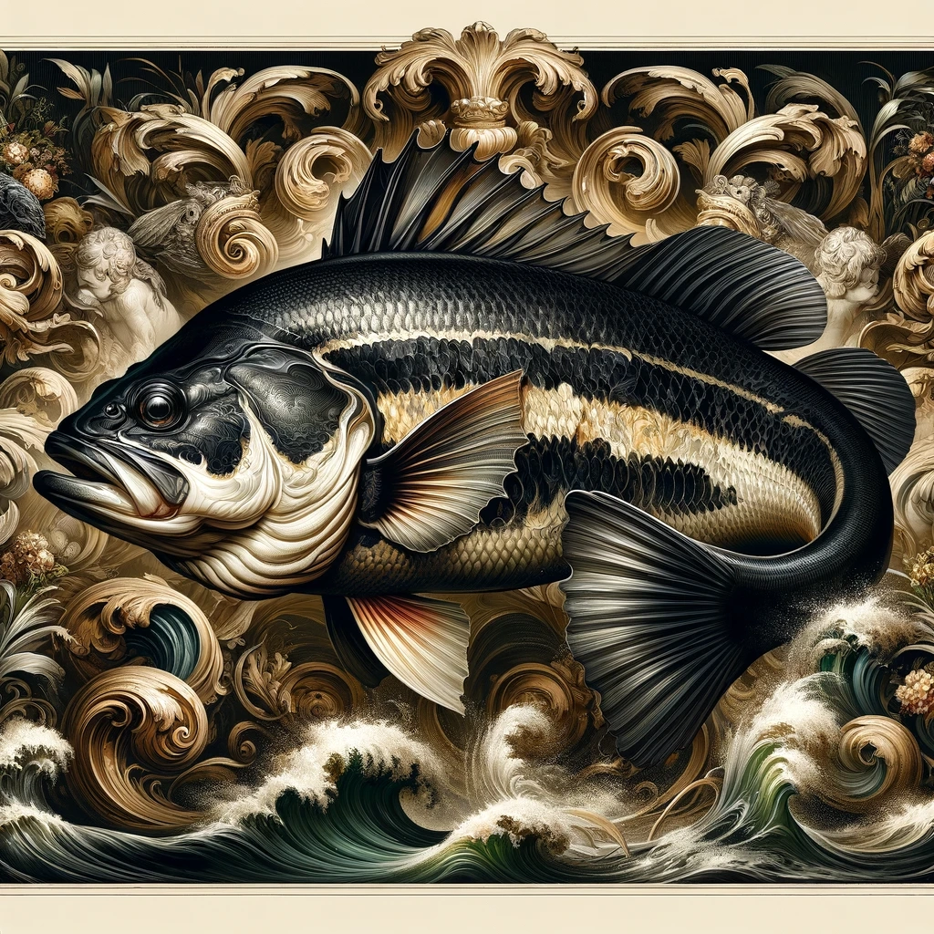 バロックの渦 - 壮麗なるブラックバス